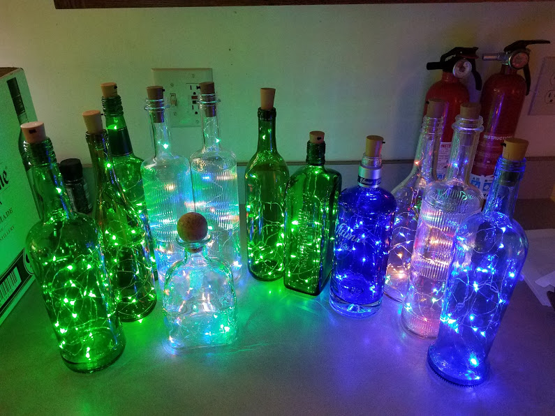 Wine Bottle Lights